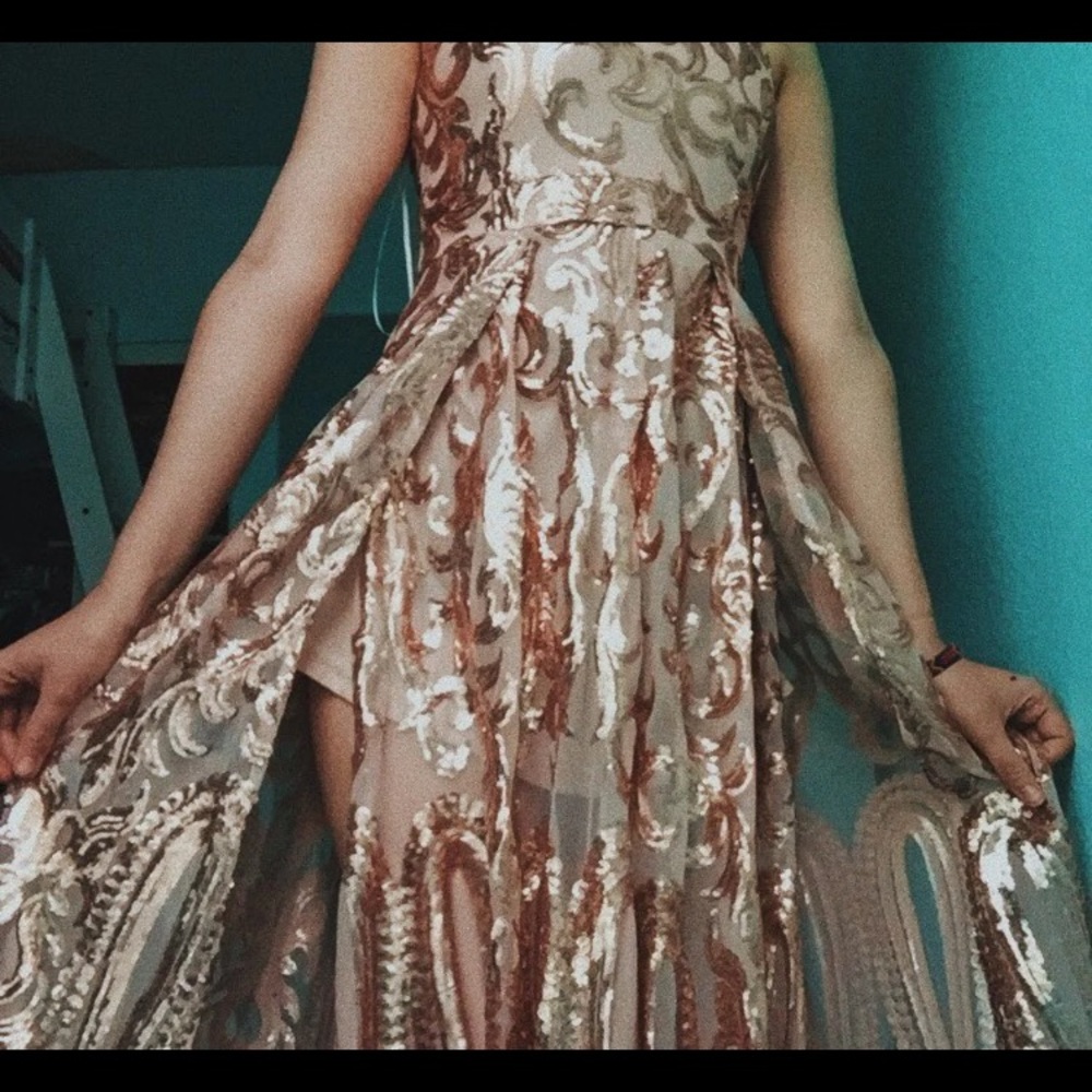 Windsor Grace Sequined Princess Dress